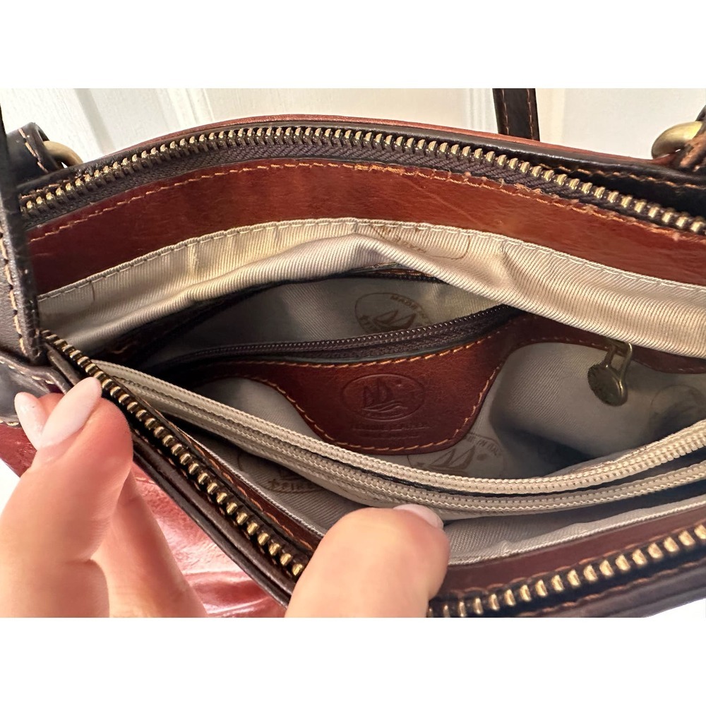 leather handbag,red leather backpack - Picture 11 of 12